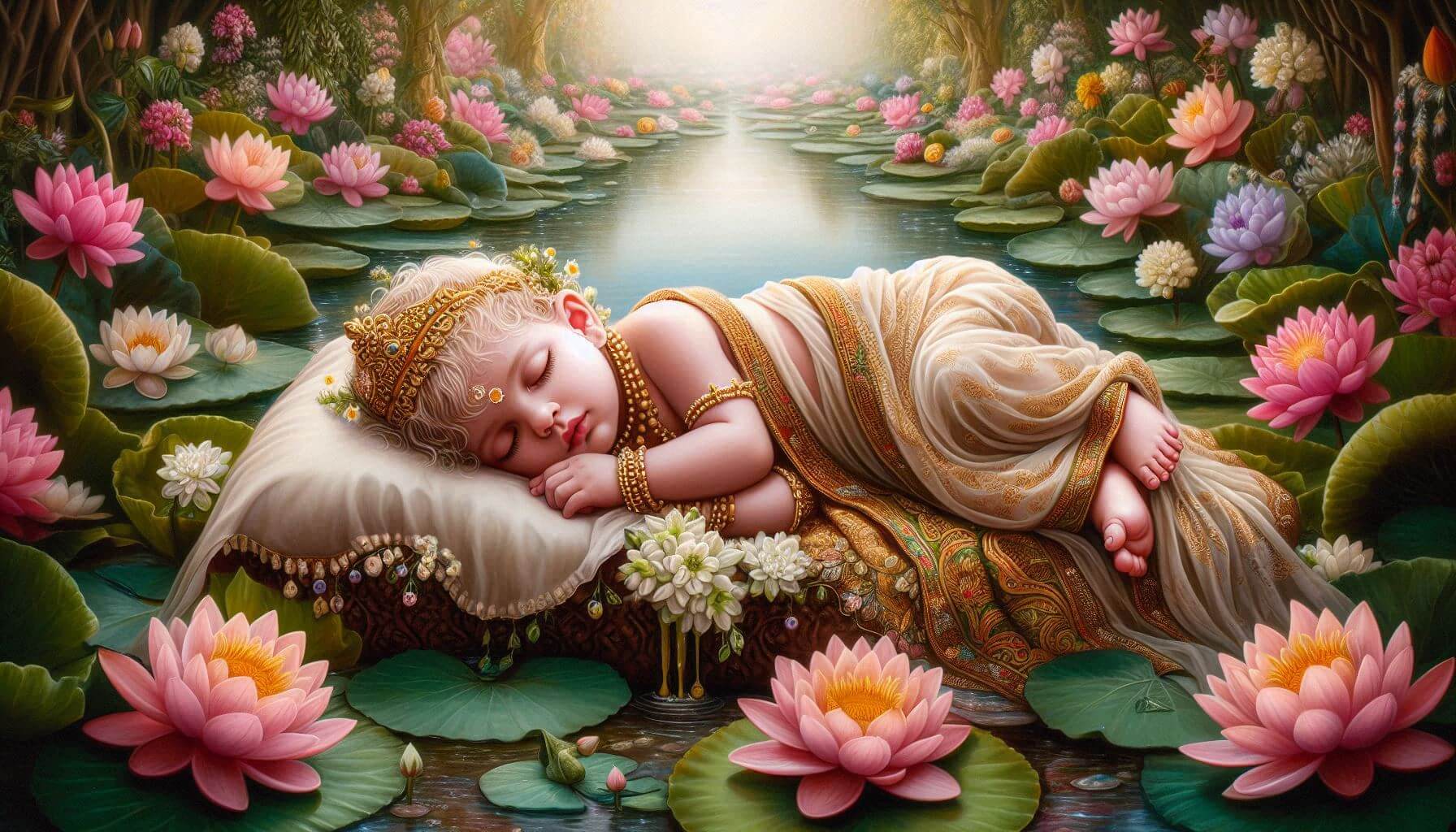 Does God appear as an Infant?