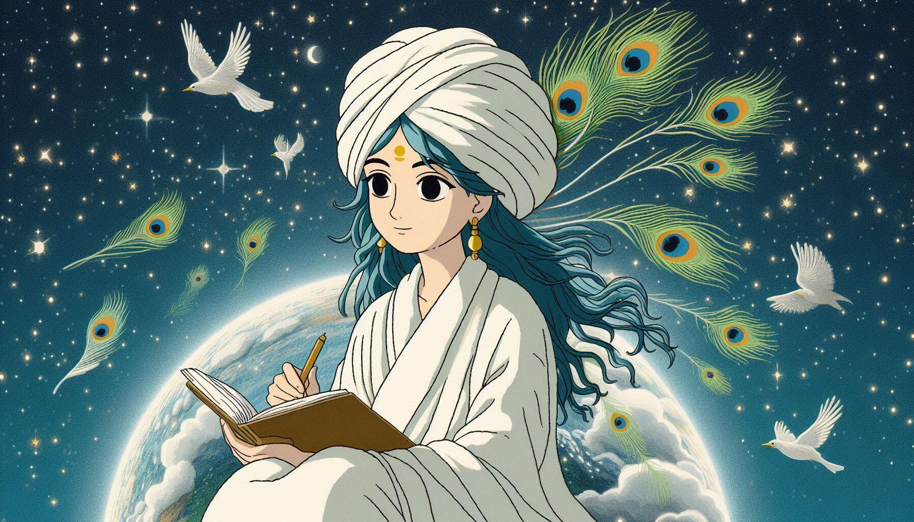 Does God get the title of a Poet and roam the earth?
