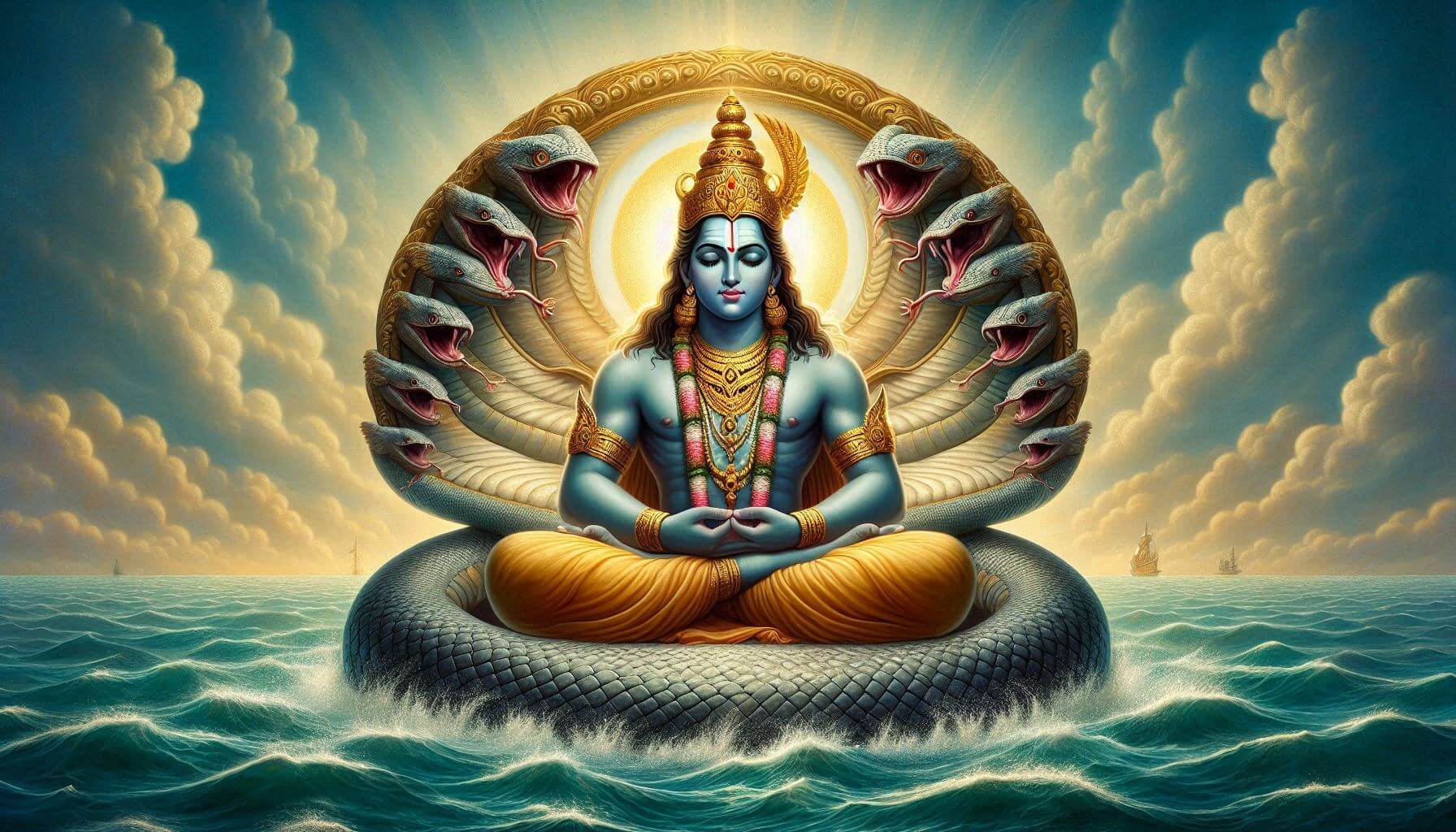 Does Lord Vishnu Worship Someone?